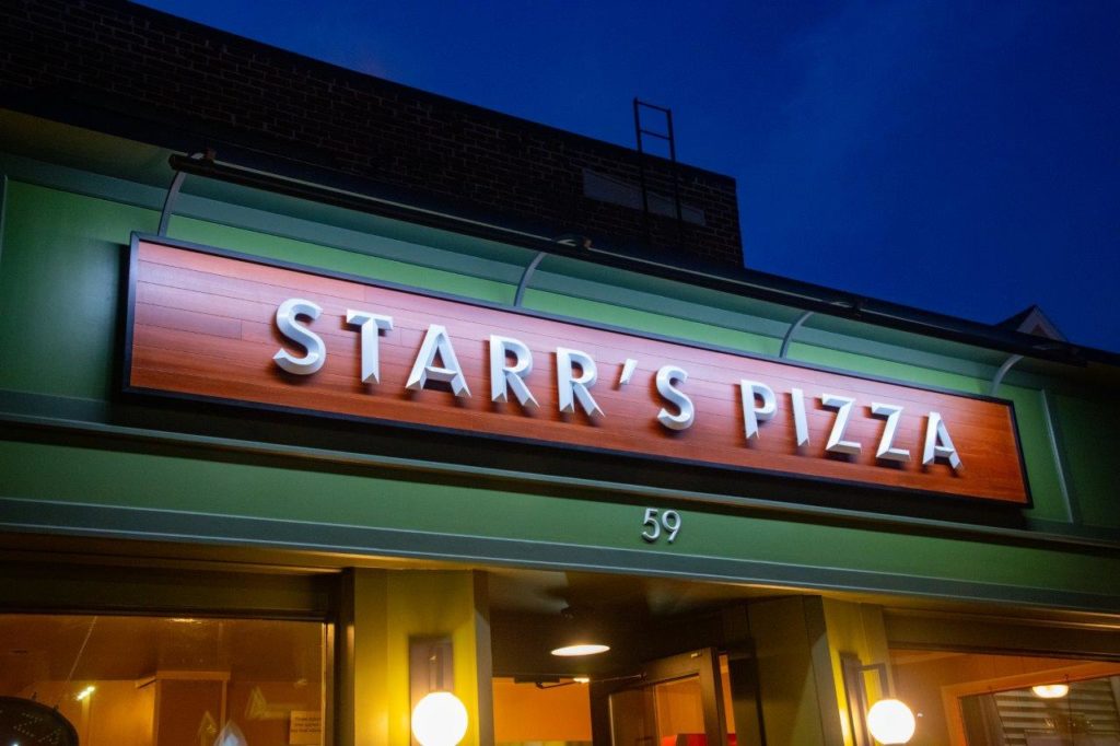BUILDING SIGNS 9 Starr's Pizza